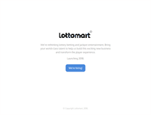 Tablet Screenshot of lottomart.com